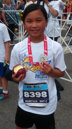 Kasen at Kids Marathon